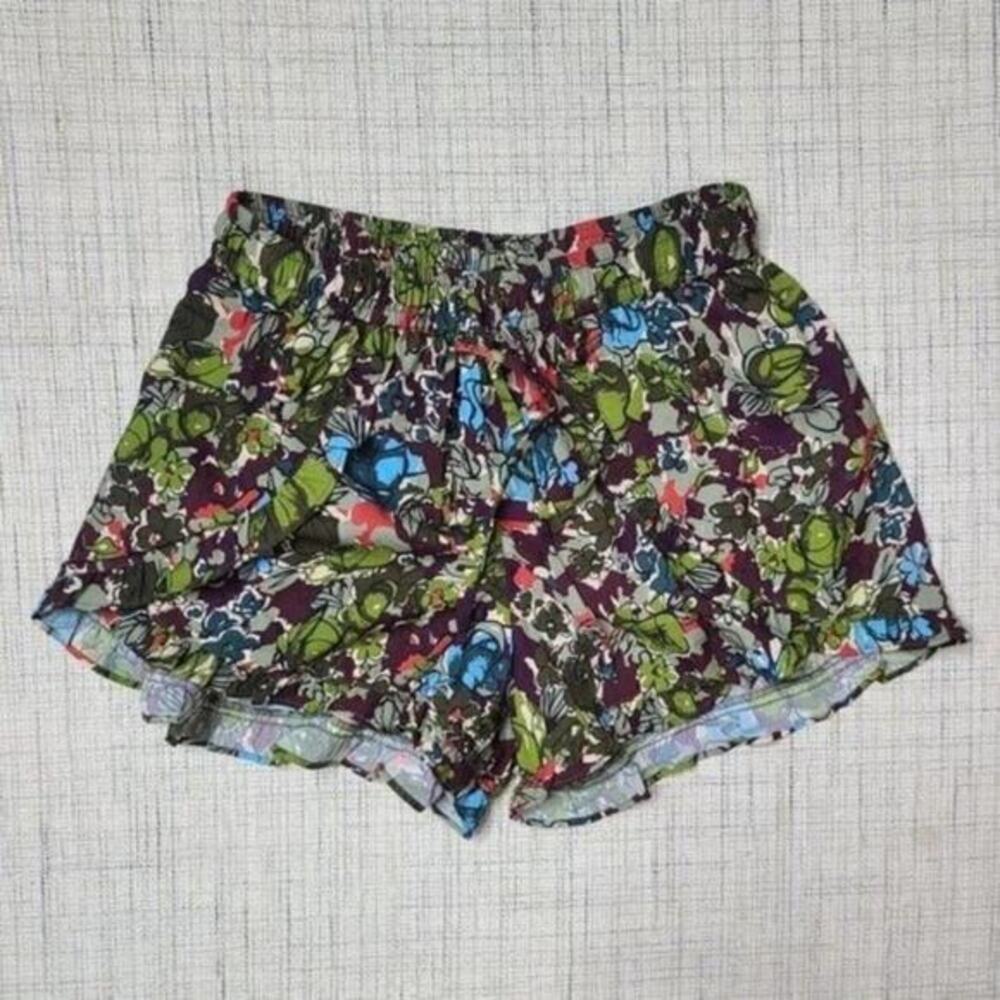 5/$25 On The Road Women’s Lounge Shorts Ruffle Floral Size Small